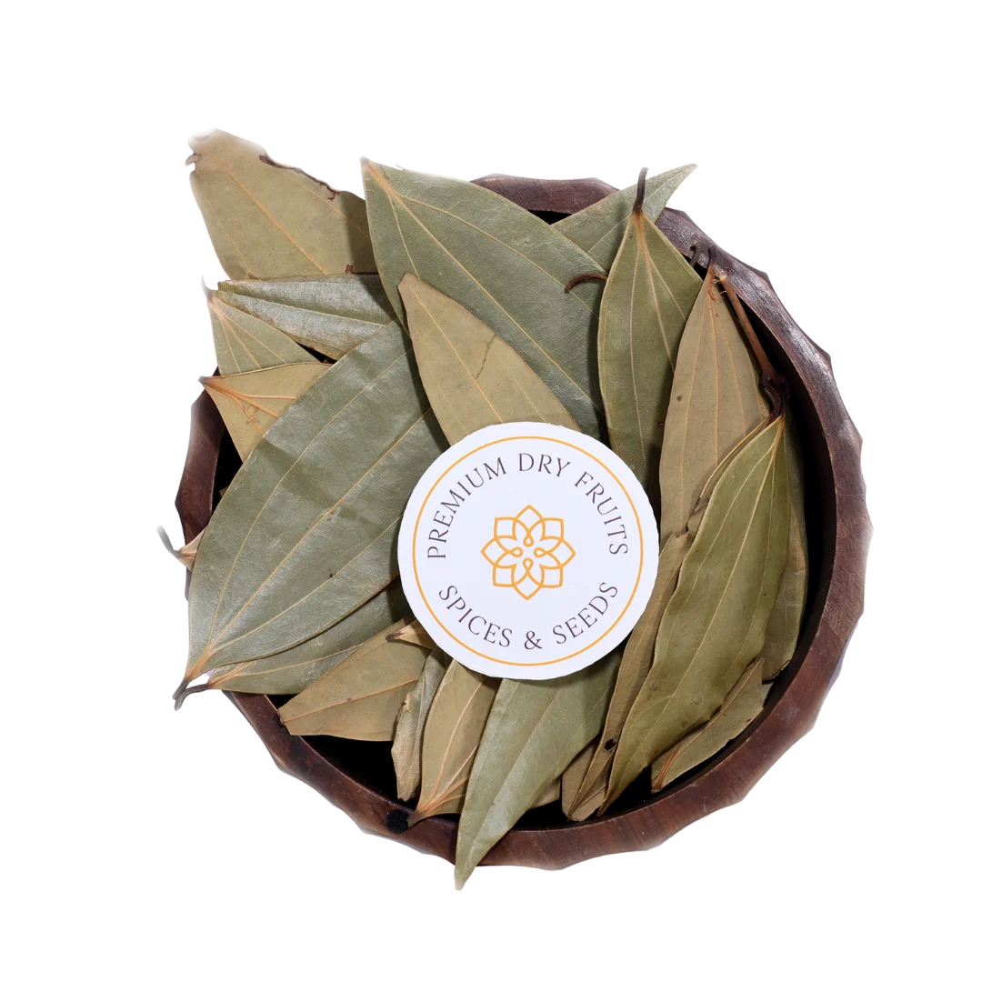 Dried bay leaves or tej patta premium quality spice for biryani and curries