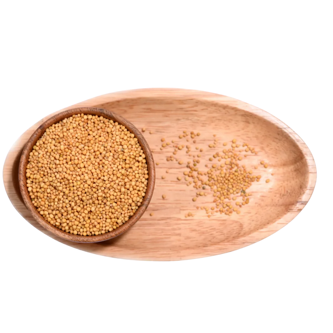 Yellow Mustard Seeds provide a versatile spice used in Indian and international cuisines.