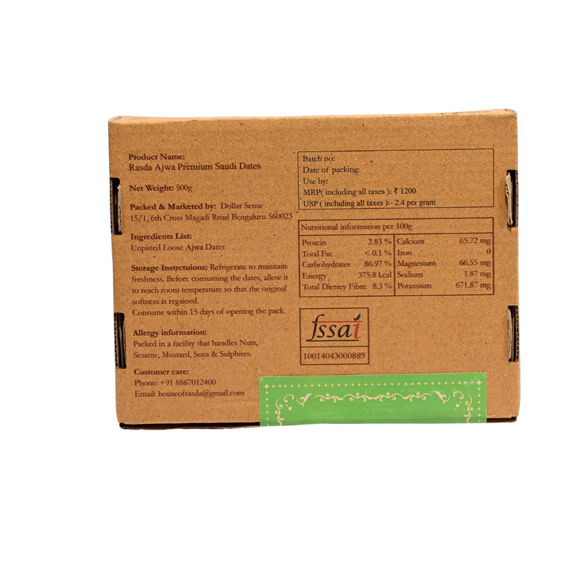 Ajwa dates buy online best price in Bnagalore, India. Compare Ajwa Date Price