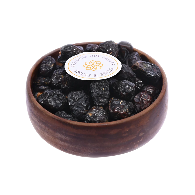 Ajwa Dates Saudi Arabia Select in wooden bowl soft sweet natural dates rich in fiber and energy