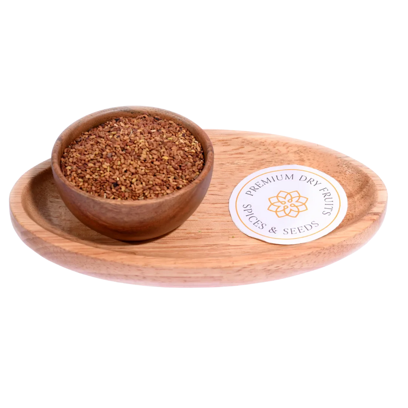 Alfalfa Seeds Premium Quality in Wooden Bowl