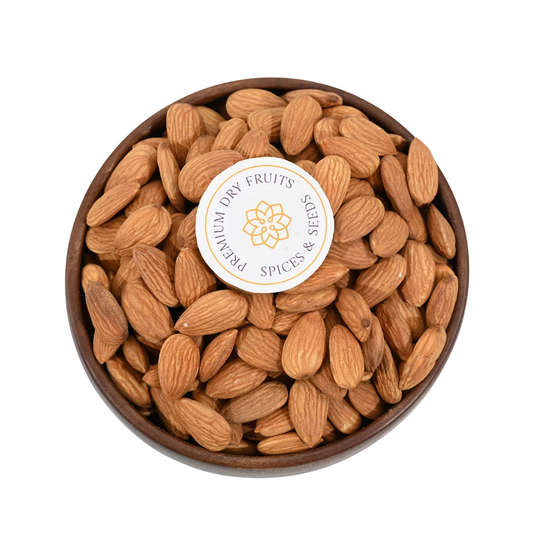 Big size California Jumbo Almonds Badam – natural crunchy nuts packed with protein and healthy fats