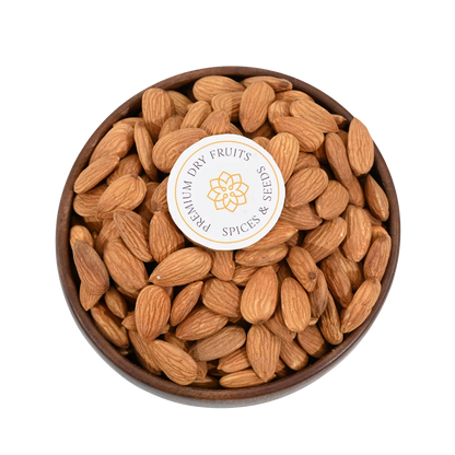 Big size California Jumbo Almonds Badam – natural crunchy nuts packed with protein and healthy fats