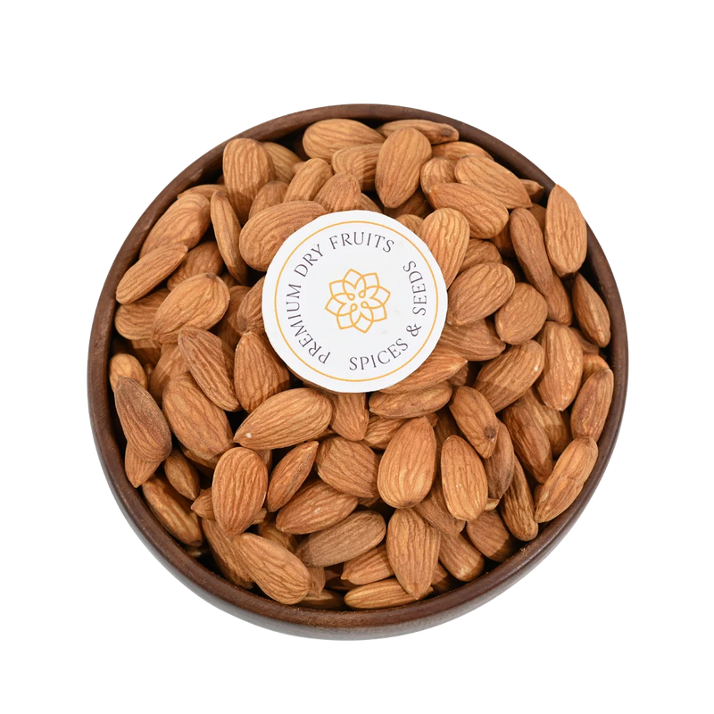 Big size California Jumbo Almonds Badam – natural crunchy nuts packed with protein and healthy fats