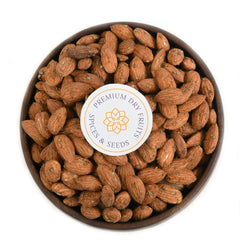 Buy Best Quality Almonds Chilly Garlic Spiced At very competitive rate Promised Quality.