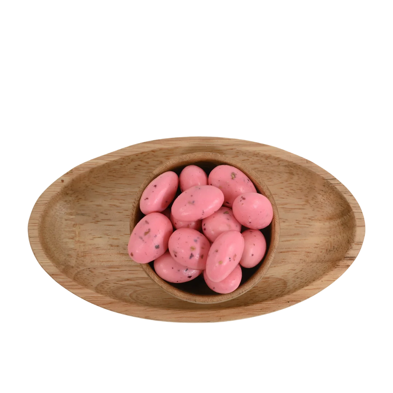 House of Rasda Almonds Rose Petal Chocolate Coated Badam pack – elegant rose flavored coated almonds ideal for desserts weddings and festive gifting