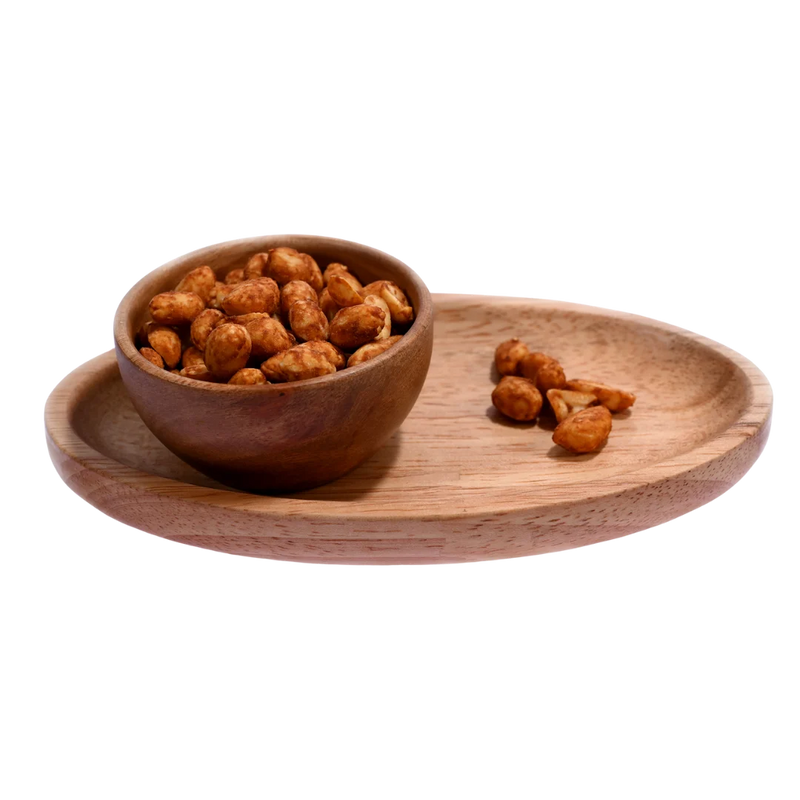 Premium Quality Barbeque Roasted Peanuts or Moong Phalee in Wooden Bowl – Tasty High-Protein Snack Buy Online Fresh
