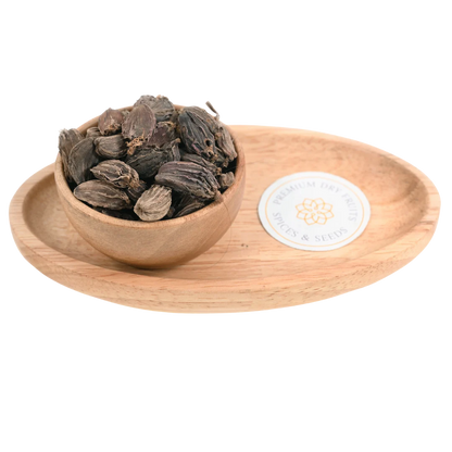 Premium Black Cardamom Pods Aromatic Kaali Elaichi for Indian Cooking and Masala Blends