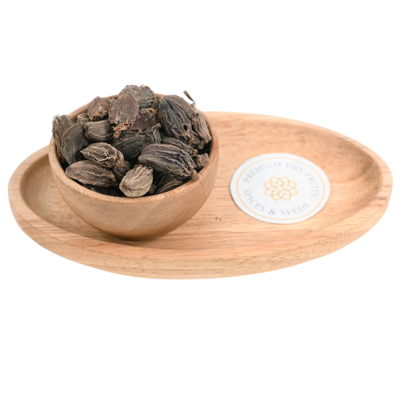 Premium Black Cardamom Pods Aromatic Kaali Elaichi for Indian Cooking and Masala Blends