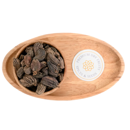 Whole Black Cardamom Bold Kaali Elaichi Rich Smoky Flavor Premium Quality Spice