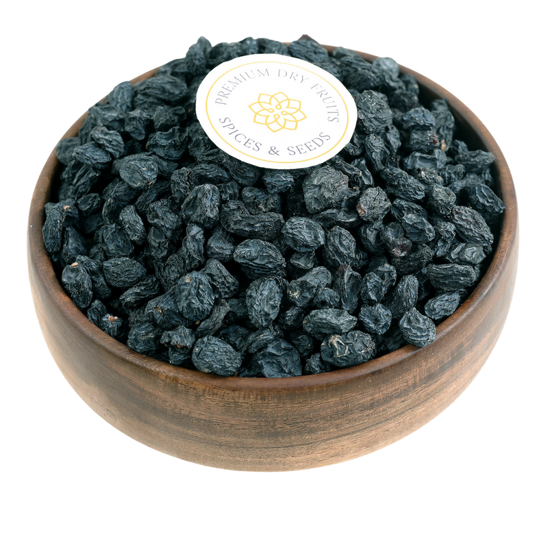Black Raisins seedless are low-calorie dried fruits and contain antioxidants, fiber, and minerals