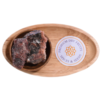 Pure black rock salt or kaala namak premium quality spice for Indian recipes