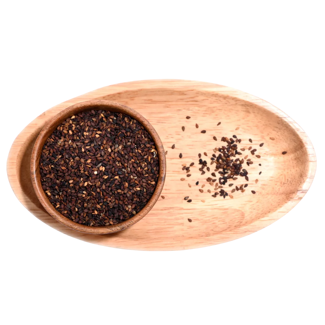 Natural Kaala Til Fresh Black Sesame Seeds Nutty Flavor Rich Source of Nutrients