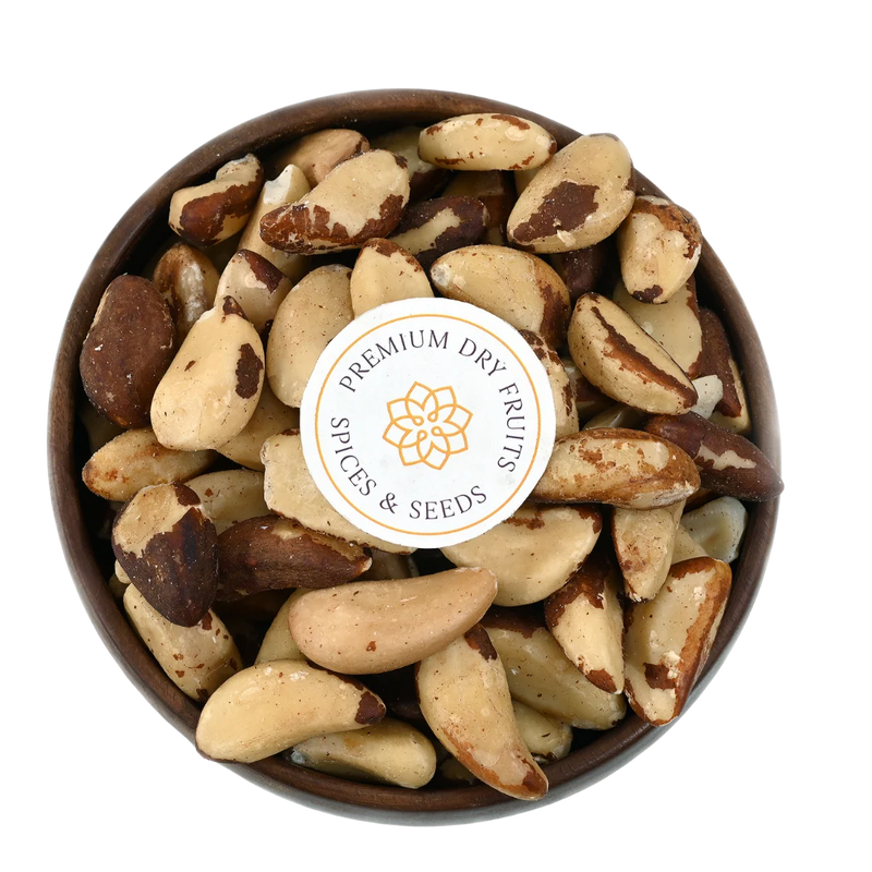 Premium Jumbo Brazil Nuts Healthy Exotic Nuts Display