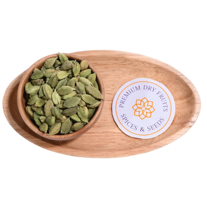 Organic Green Elaichi Fresh Whole Pods Natural Spice for Desserts and Beverages