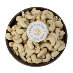 Explore the premium quality of Cashew Nuts Premium Kernels, available in convenient 1kg packaging.