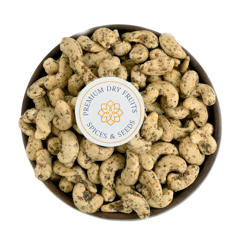 Cashew Nuts Oregano Spiced A perfect balance of sweet, spice and everything nice!