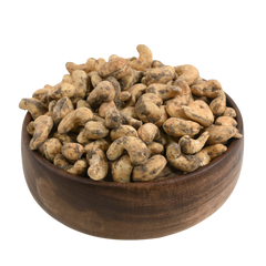 Handpicked cashew nuts are seasoned with black pepper to create this spicy treat. Both being high in antioxidants make our final product of Cashew Nuts Pepper Spiced