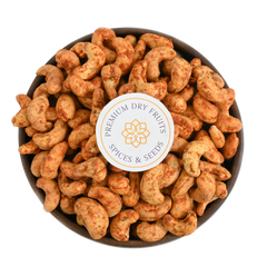 Cashew Nuts Red Chilli Spiced The seasoning is made from a blend of spices, including cumin, coriander, and red chilli powder, which gives the nuts a complex and well-rounded taste