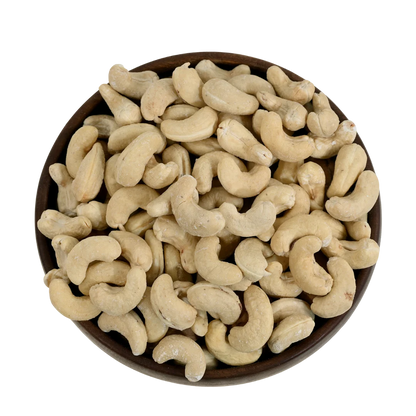 Fresh roasted cashew nuts with rich aroma and perfect salt balance - healthy energy snack