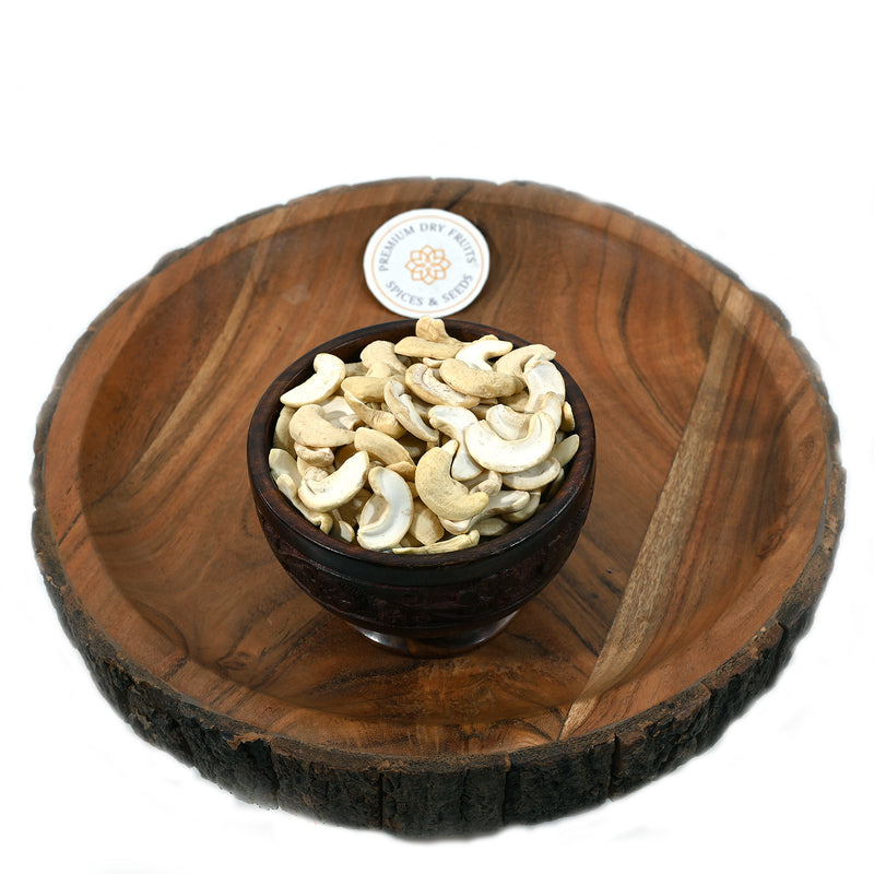 Split Kaju refers to cashew nuts splits kernels that have been split from their whole form.