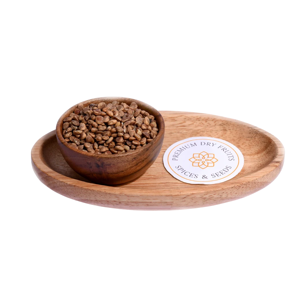 Charoli Seeds Chironji Seeds Premium Quality in Wooden Bowl