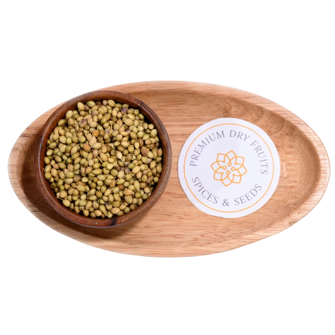 Organic Sukha Dhaniya Natural Coriander Seeds Aromatic Spice for Curries and Masala