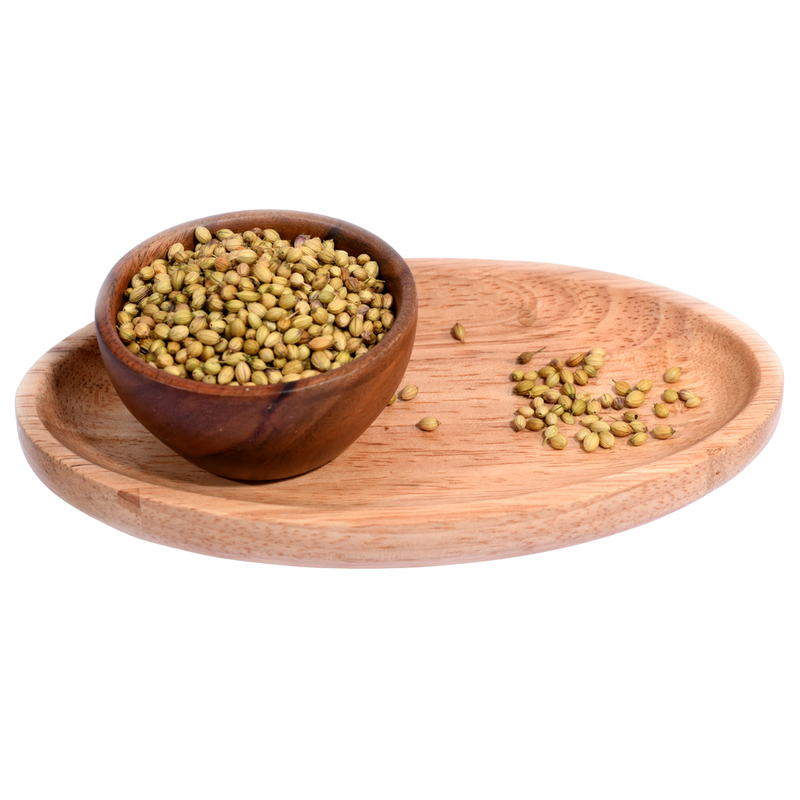Coriander Seeds graces so many dishes with a mild and a sweet aroma. Coriander provides for an excellent mouthfeel and taste.