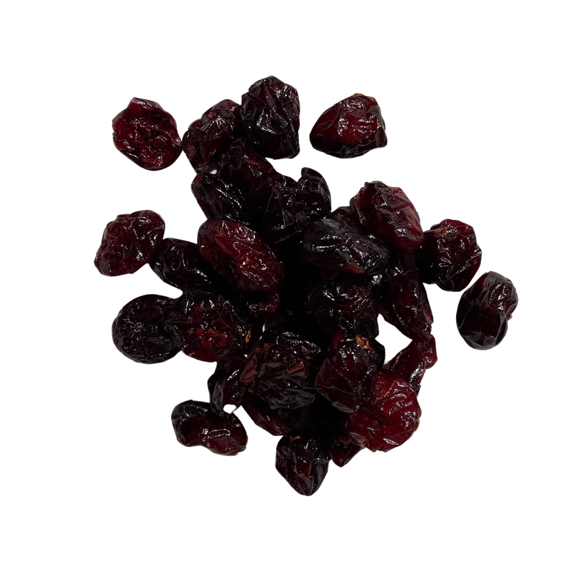 Premium Chatpata Dried Cranberries Whole close up – sweet and sour dry fruits with Indian spices perfect for gifting and energy boost