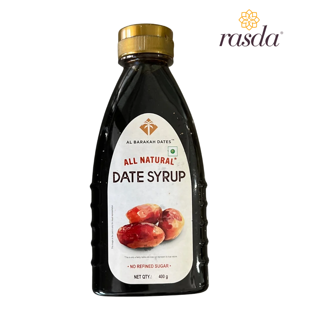 Natural Dates Syrup in Glass Bottle Pure Khajur Extract Healthy Sweet Option Organic Dates Syrup in Bottle Nutritious