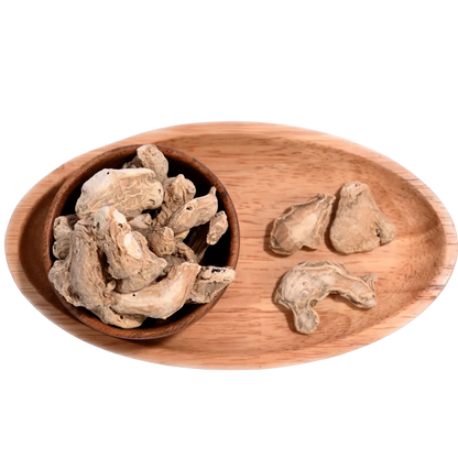 Dried Ginger or Sonth provides a traditional spice used in Ayurveda and Indian cooking.