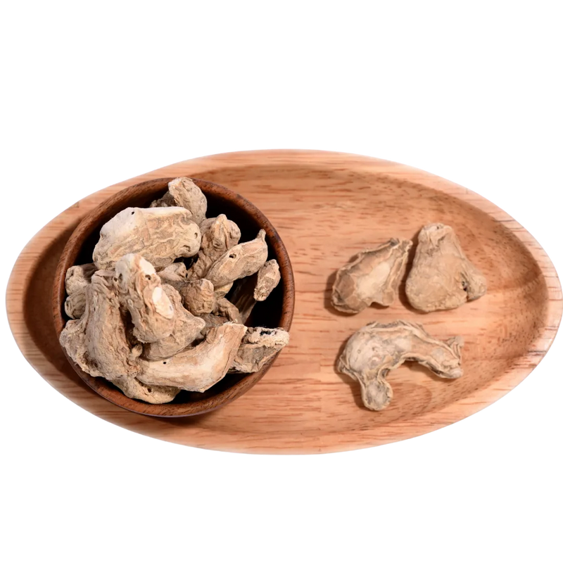 Dried Ginger / Sonth provides a traditional spice used in Ayurveda and Indian cooking.