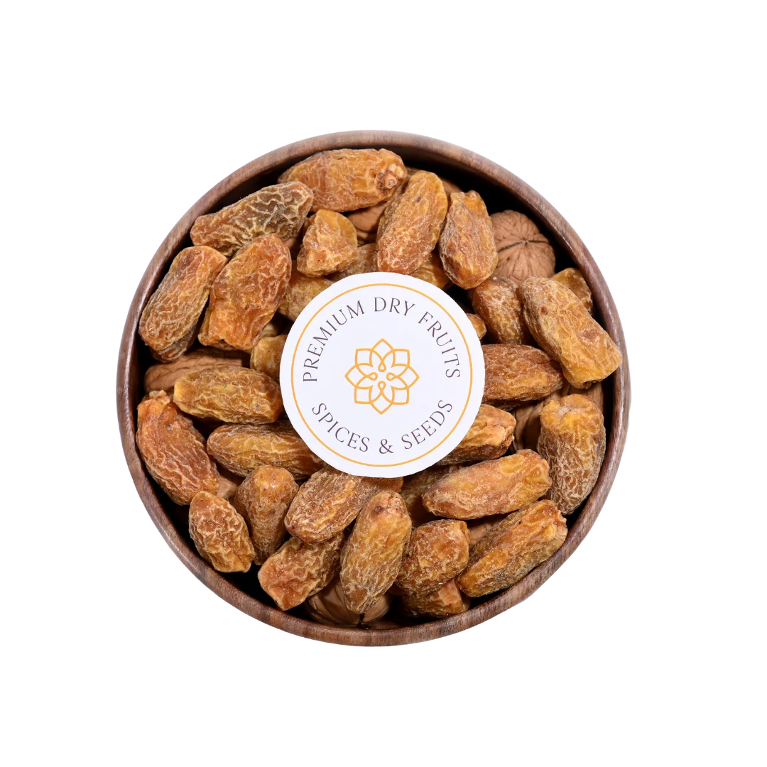 Premium Yellow Kharek Dry Dates Rich in Iron and Fiber Energy Booster
