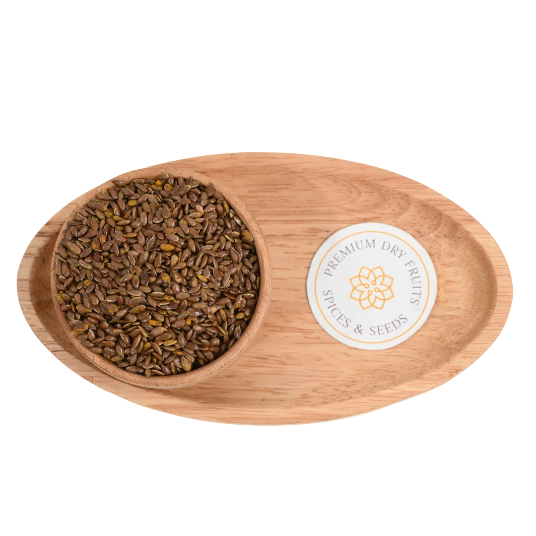 Salted Roasted Flax Seeds (Alsi) – fiber-rich superfood for heart and digestion
