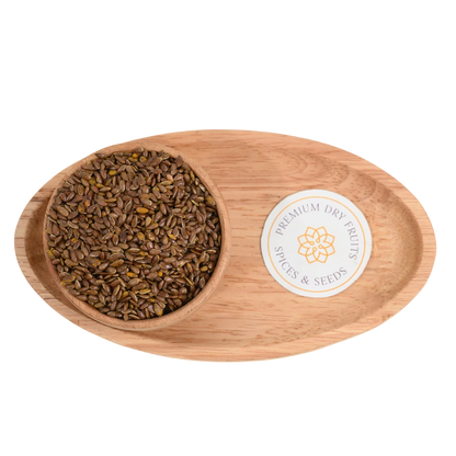 Salted Roasted Flax Seeds (Alsi) – fiber-rich superfood for heart and digestion