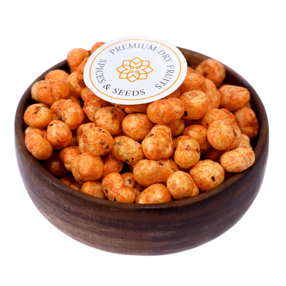 Crunchy and flavorful, Fox Nuts Fiery Peri Peri Spiced are roasted to perfection and coated with bold peri peri
