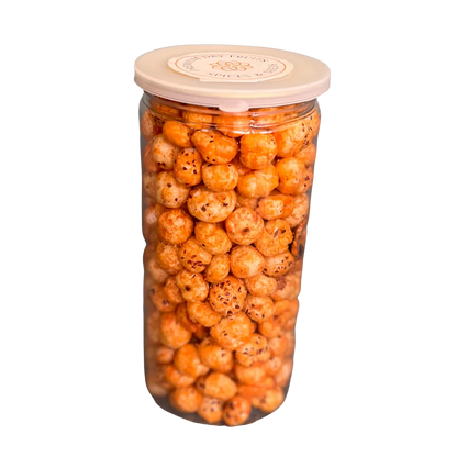 Fox Nuts Fiery Peri Peri Spiced are showcasing their spicy and crunchy appeal.