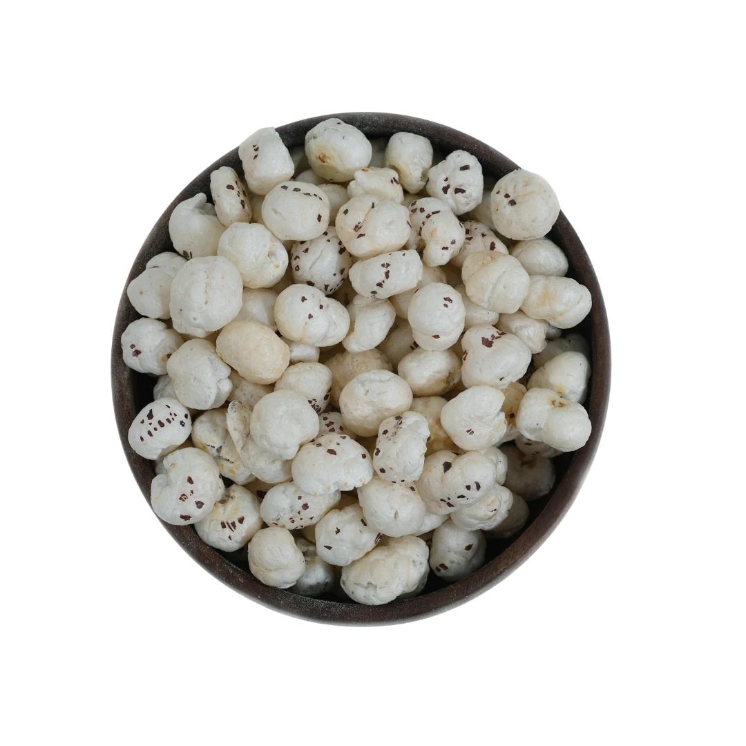 Natural Phool Makhana Fox Nuts Plain Select – Roasted Superfood Snack for Healthy Living