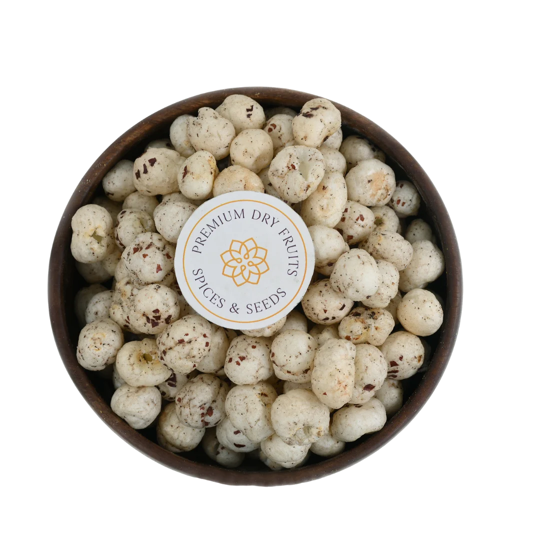Roasted Makhana Salt & Pepper Flavor – Healthy Fox Nuts Savory Snack