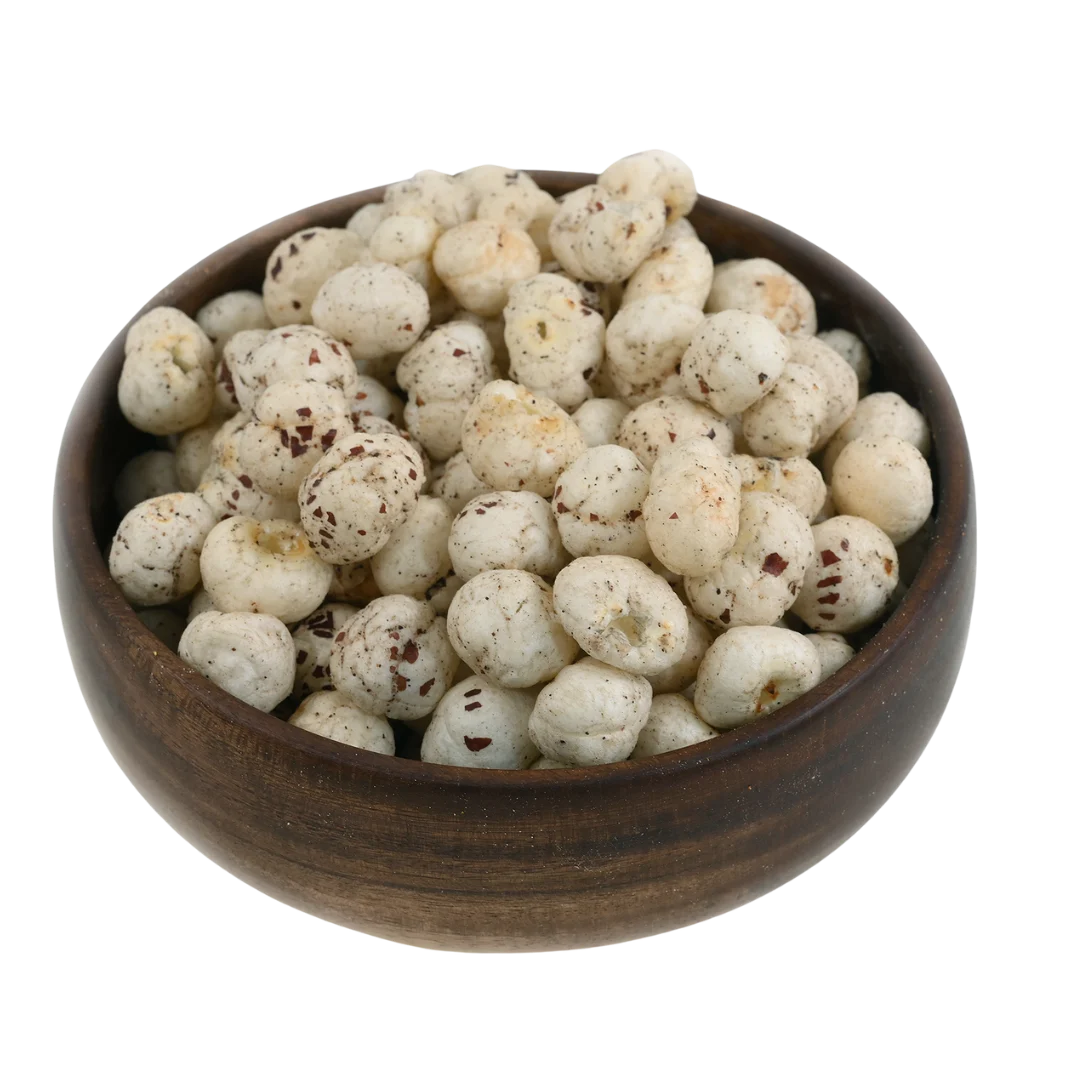 Premium Salt and Pepper Flavoured Fox Nuts Makhana – Tasty Low Calorie Snack