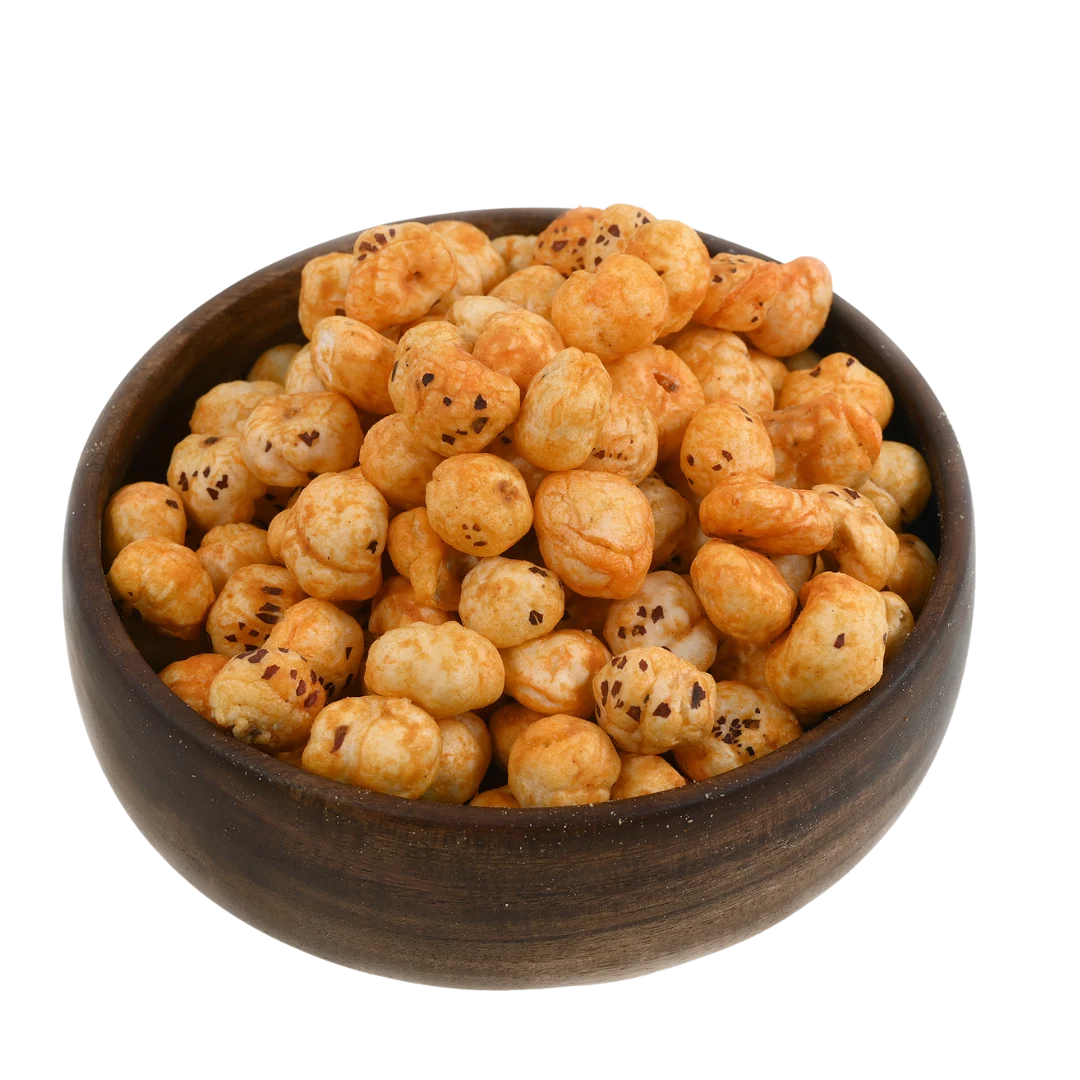 Spicy Tangy Tomato Makhana or Fox Nuts Crunchy Roasted Superfood Snack
