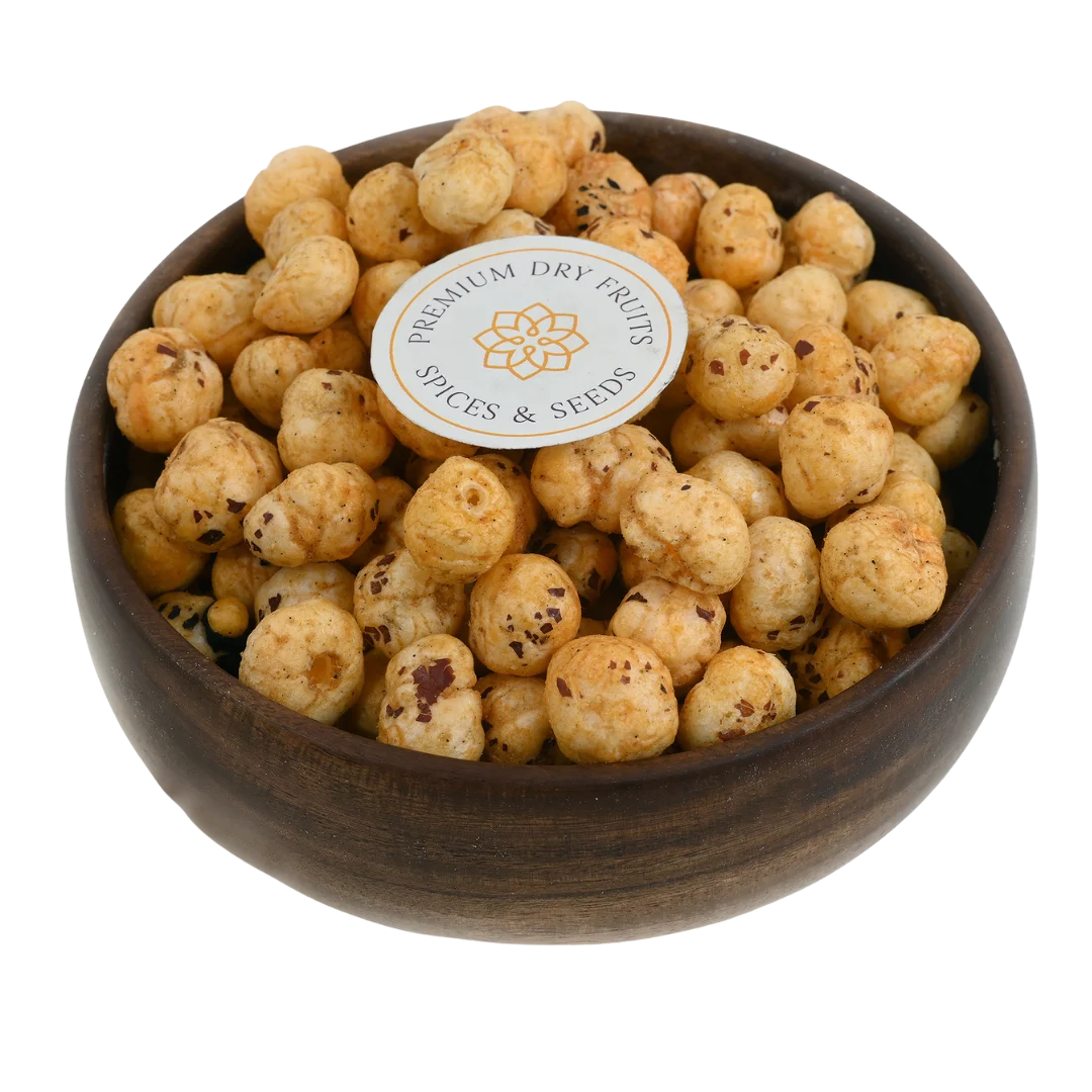 Tickle Fusion Fox Nuts or Makhana – Premium Roasted Crunchy Snack with Spicy Tangy Flavor