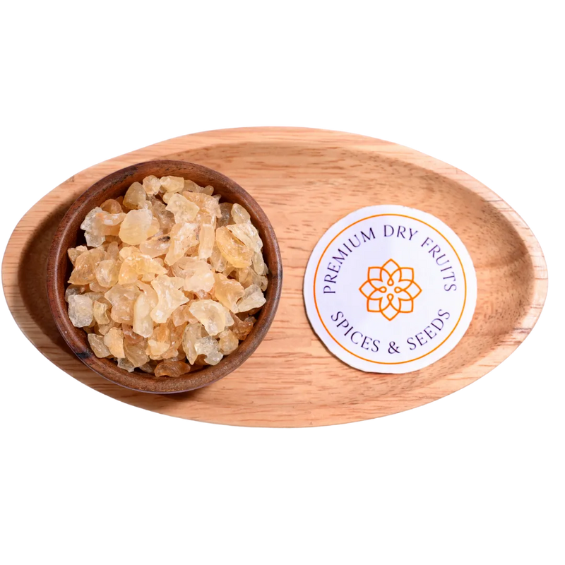 Gum Tragacanth / Gaundh Kateera is valued for its cooling properties in traditional remedies.