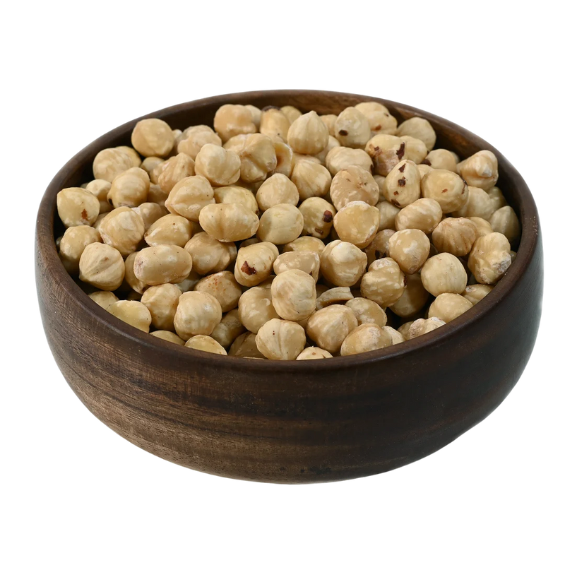 Exotic Hazel Nuts Premium Quality in Wooden Bowl