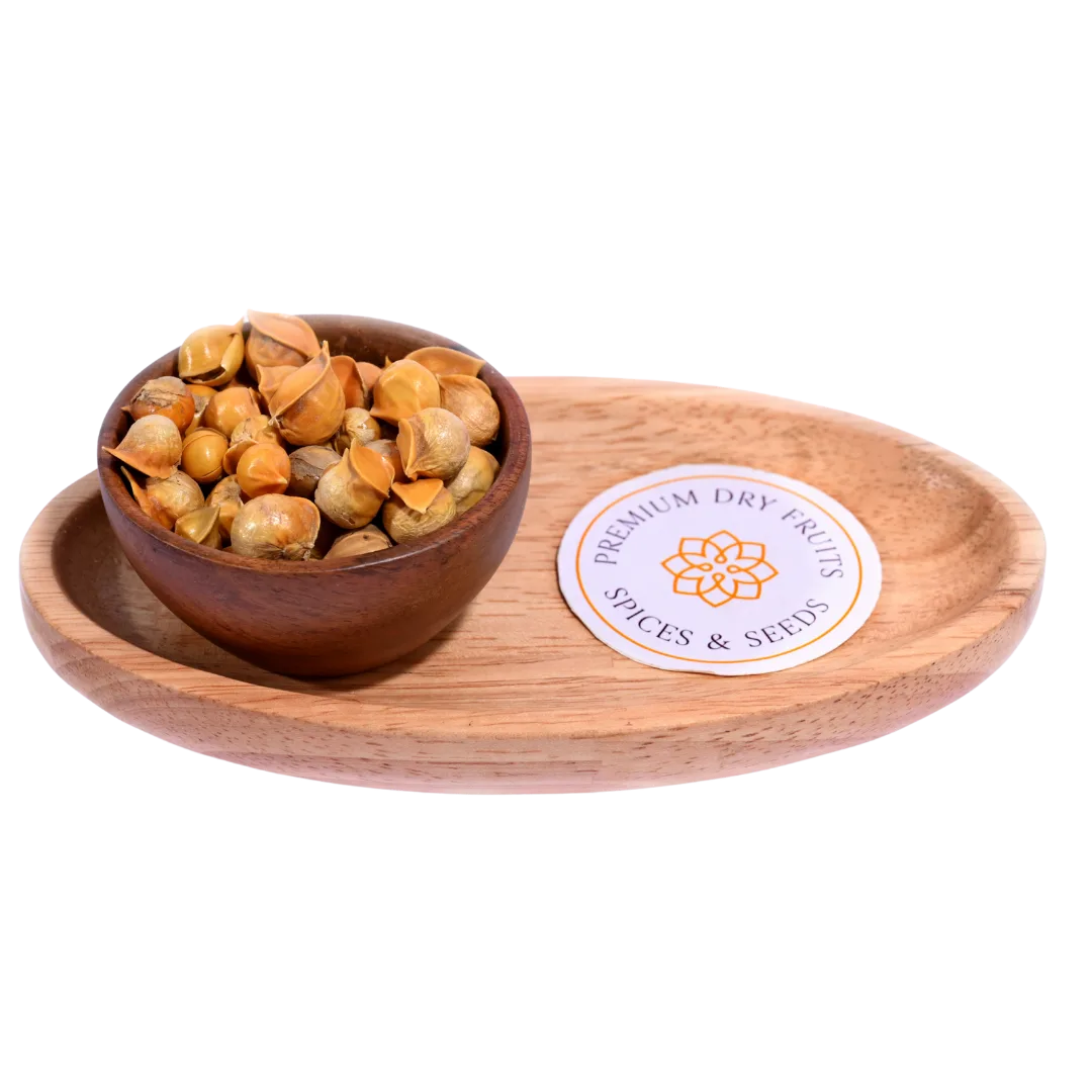 Premium Kashmiri Garlic Single Clove Lahsun in a wooden bowl, showcasing its distinct single-bulb cloves and rich aroma.