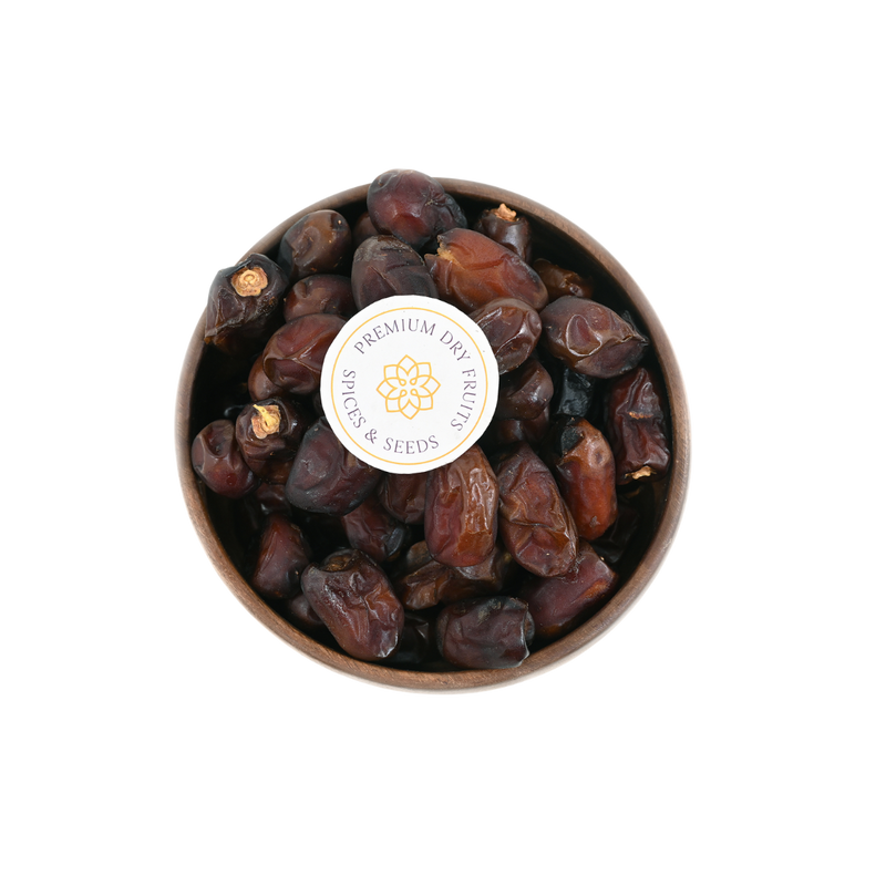 Rasda's Khudri Dates are sourced from Saudi Arabia.