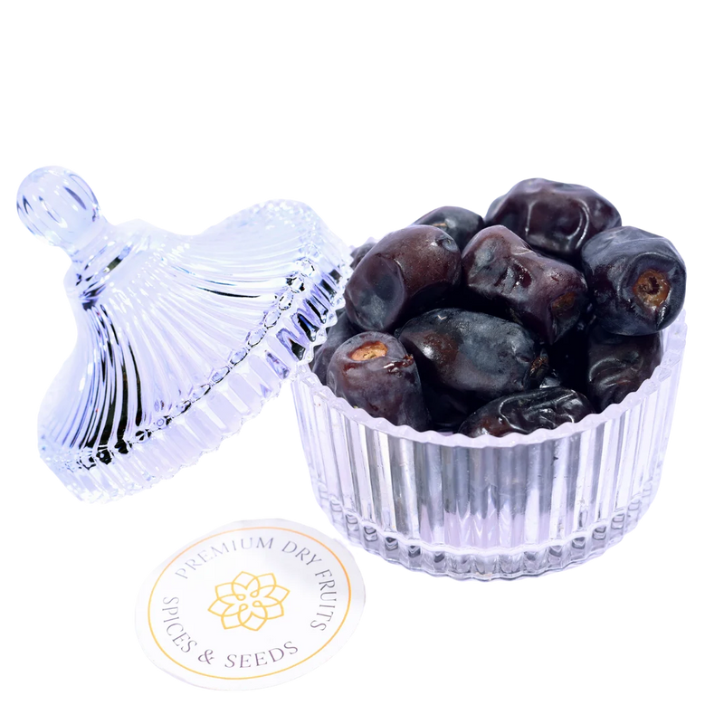Mazafati Dates in Bowl Premium Quality Iranian Fresh Dates Healthy Snack Option
