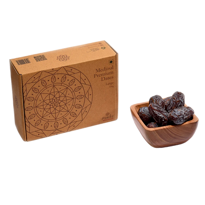 Large Palestine Medjoul Dates premium box rich in potassium iron and natural sweetness