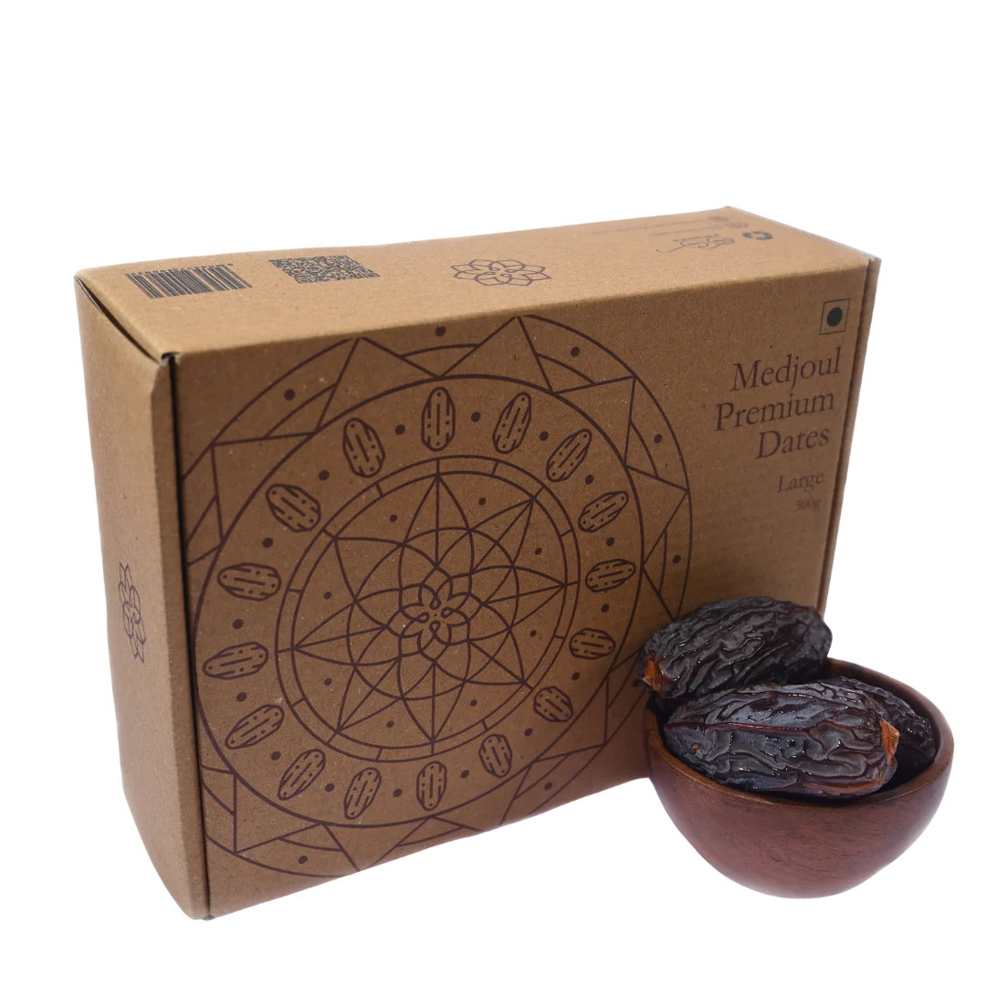 Premium Large Medjoul Dates from Palestine hand-picked natural dry fruits in gift box