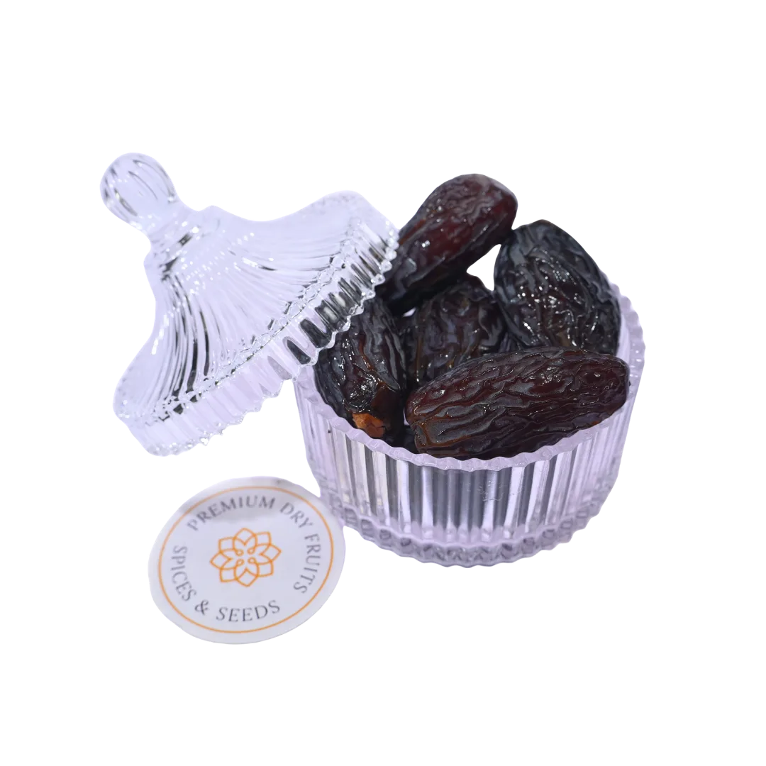 Premium Palestine Medjoul Dates Large packed in glass jar fresh soft dates rich in nutrients and natural sweetness
